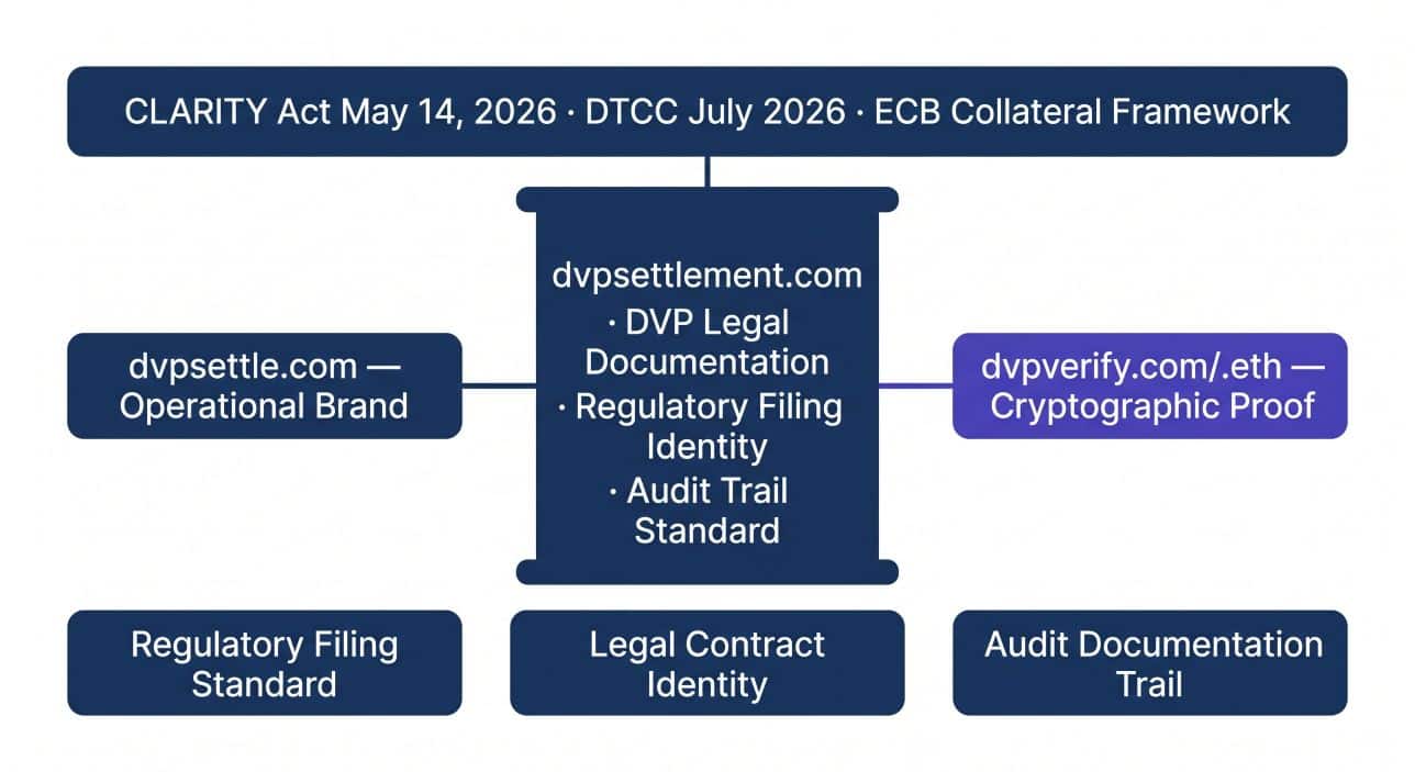 dvpsettlement.com as institutional DVP Settlement legal documentation identity