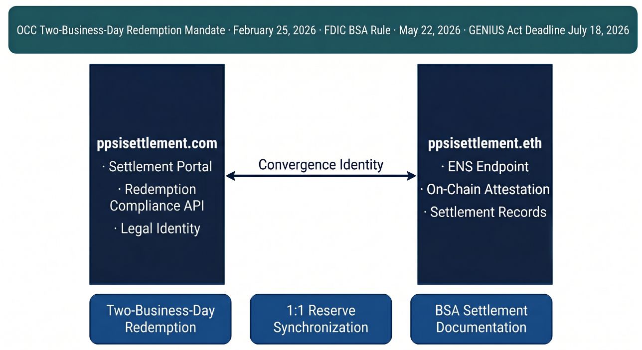ppsisettlement com and eth Twin-Domain Convergence Identity
