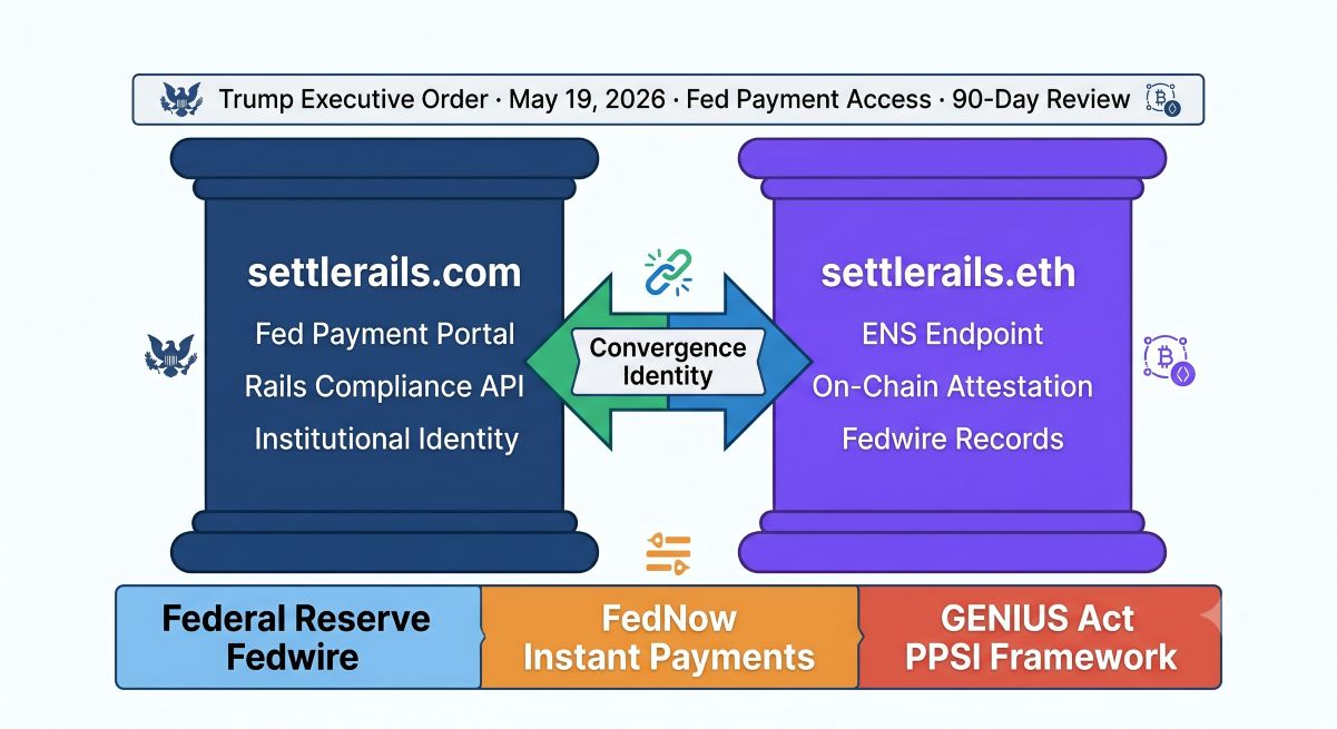 settlerails.com and settlerails.eth as Twin-Domain Convergence Identity